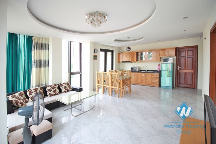 Serviced apartment for lease in Truc Bach area, Ba Dinh, Hanoi