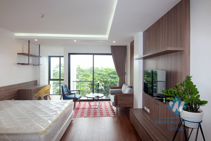 Spacious studio with lakeview for rent in Tay Ho, Hanoi.