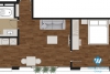 Sleek and modern design one bedroom apartment for rent on To Ngoc Van, Tay Ho, Hanoi