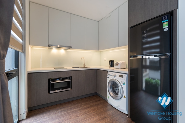 Sleek and modern design one bedroom apartment for rent on To Ngoc Van, Tay Ho, Hanoi