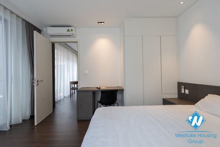 Sleek and modern design one bedroom apartment for rent on To Ngoc Van, Tay Ho, Hanoi