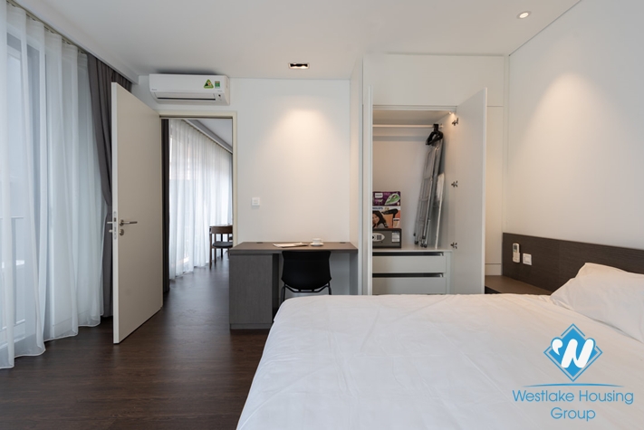 Sleek and modern design one bedroom apartment for rent on To Ngoc Van, Tay Ho, Hanoi