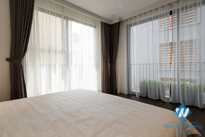 Sleek and modern design one bedroom apartment for rent on To Ngoc Van, Tay Ho, Hanoi