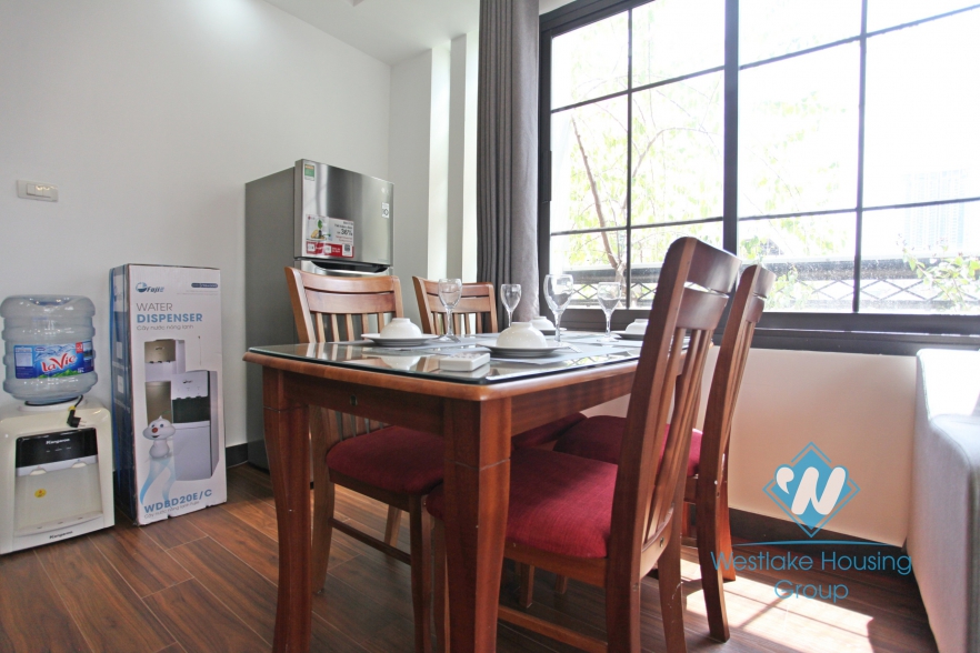 Terrace garden 1 bedroom apartment for rent in Ba Dinh, Hanoi