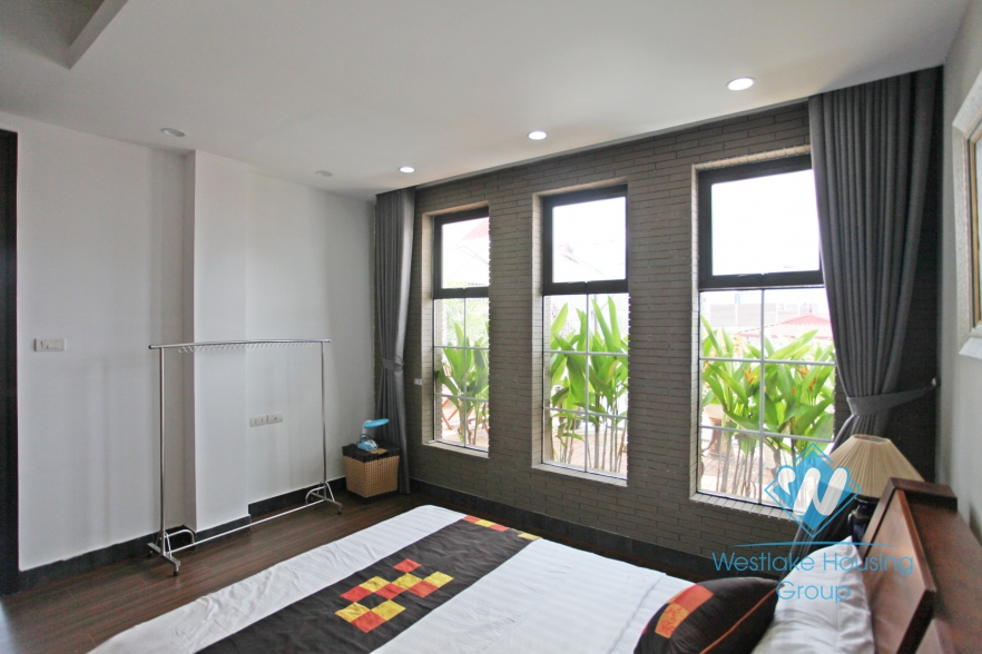 Terrace garden 1 bedroom apartment for rent in Ba Dinh, Hanoi