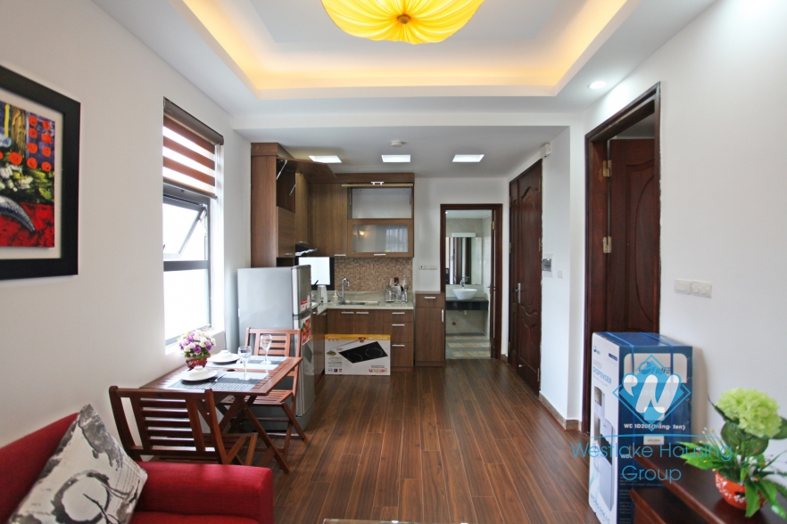 Brand-new 1 bedroom apartment in Dao Tan Ba Dinh