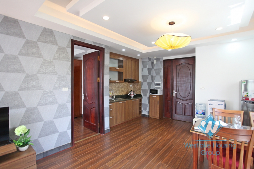 Terrace garden 1 bedroom apartment for rent in Ba Dinh, Hanoi