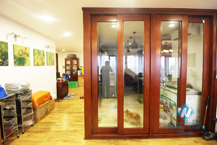 Well lit and spacious 3 bedrooms apartment for rent in Ciputra, Hanoi 