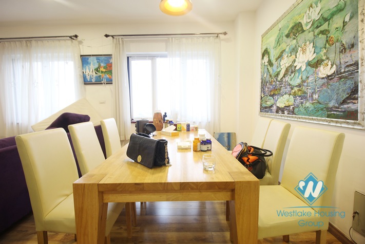 Well lit and spacious 3 bedrooms apartment for rent in Ciputra, Hanoi 