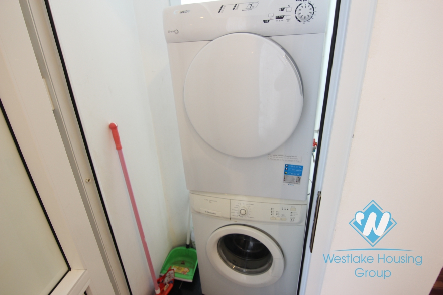 Nice apartment, one bedroom, opened kitchen for rent in Dang Thai Mai, Tay Ho district, Hanoi.