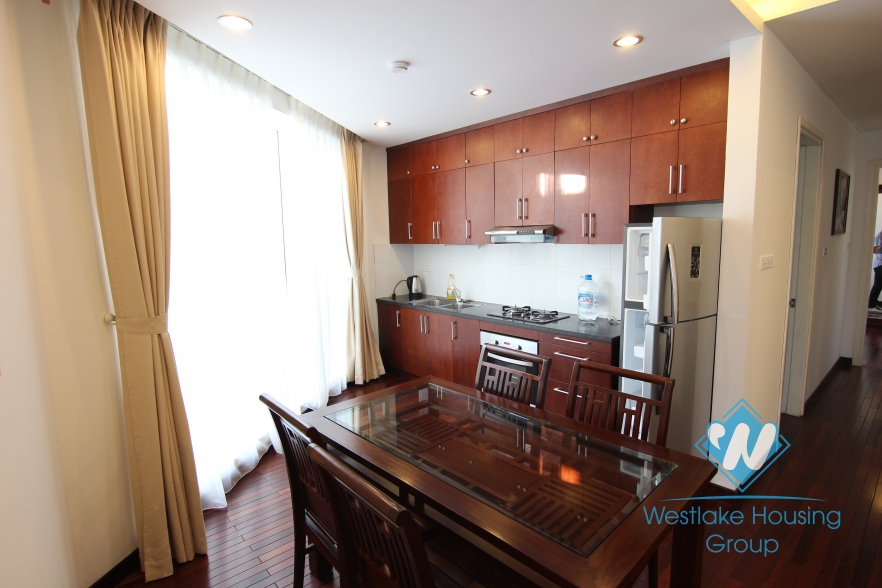 Nice apartment, one bedroom, opened kitchen for rent in Dang Thai Mai, Tay Ho district, Hanoi.