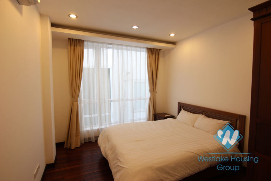 Nice apartment, one bedroom, opened kitchen for rent in Dang Thai Mai, Tay Ho district, Hanoi.