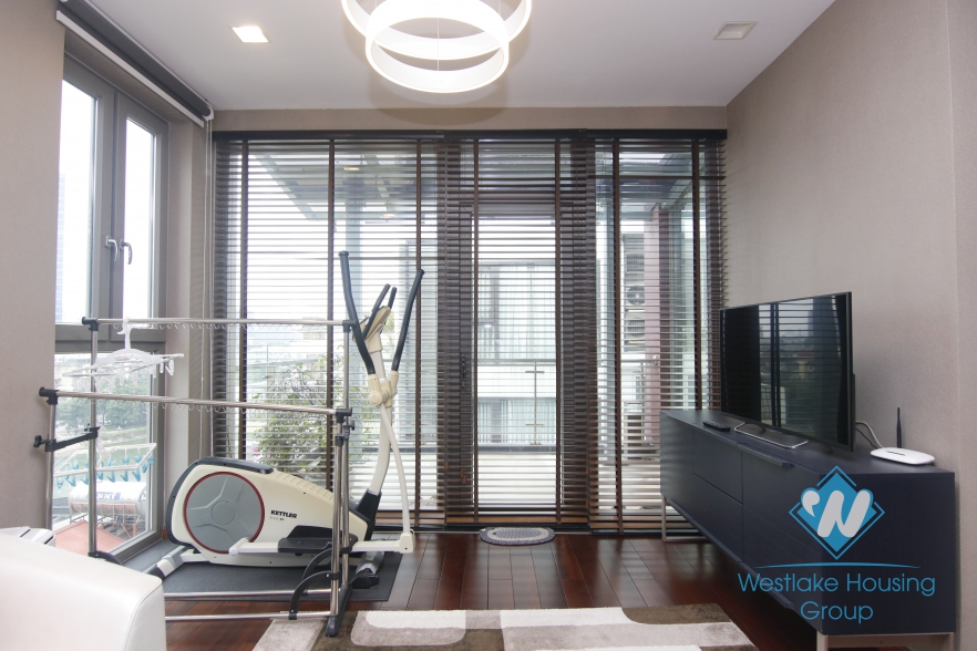 Morden 03 Bedrooms Duplex with lakeview for rent in Kim Ma Street