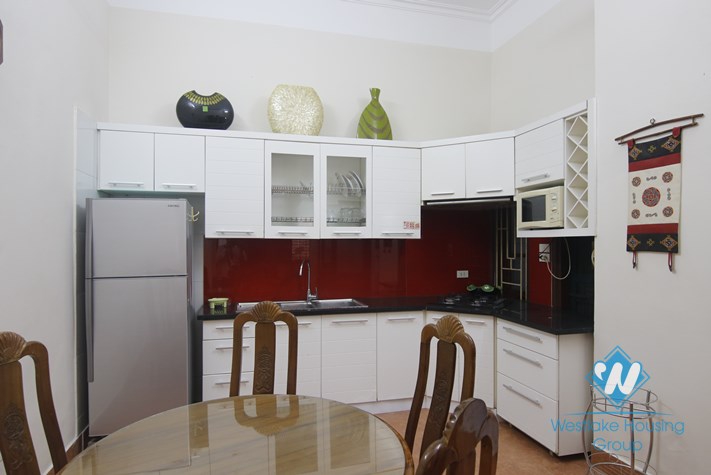 Three bedrooms house for rent in Ba Dinh district, Ha Noi.