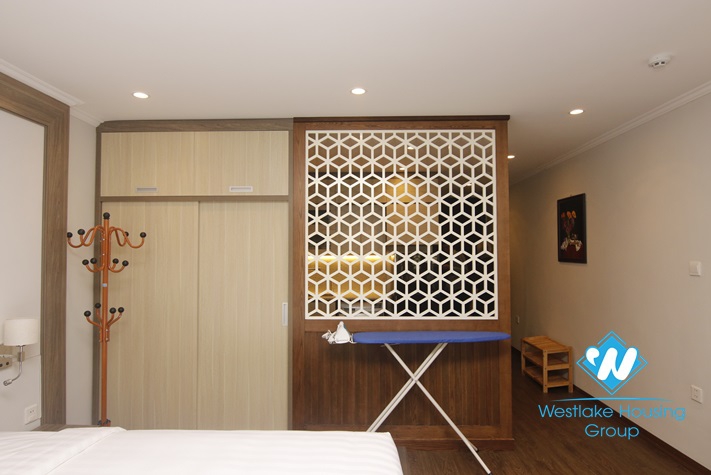 Studio with living sapce up to 45sqm for rent in Hai Ba Trung, Hanoi.