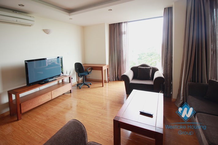 Duplex apartment for rent in Tay Ho with Westlake view balcony