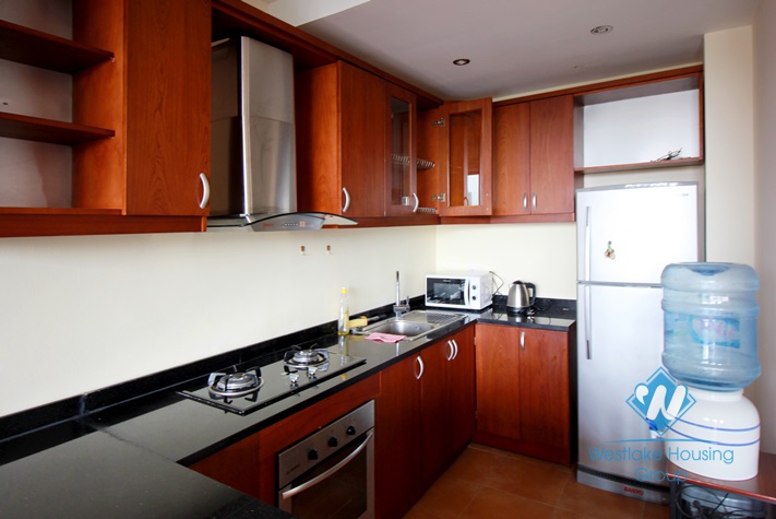 Duplex apartment for rent in Tay Ho with Westlake view balcony