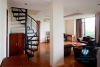 Duplex apartment for rent in Tay Ho with Westlake view balcony