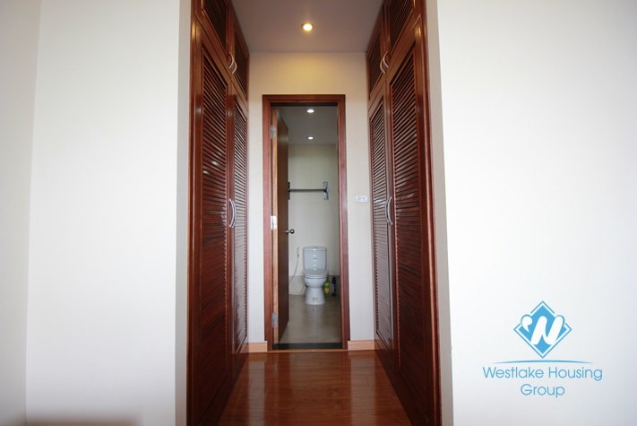 Duplex apartment for rent in Tay Ho with Westlake view balcony