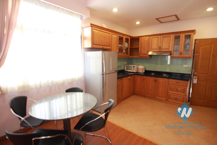 Nice services apartment with 02 bedrooms for rent in Tay Ho street