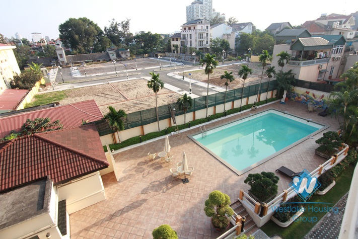 Nice services apartment with 02 bedrooms for rent in Tay Ho street