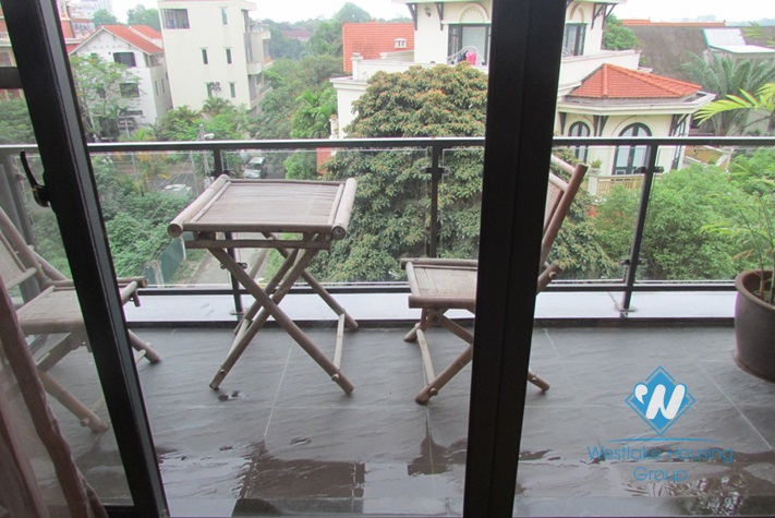 Duplex apartment for rent in Tay Ho with Westlake view balcony