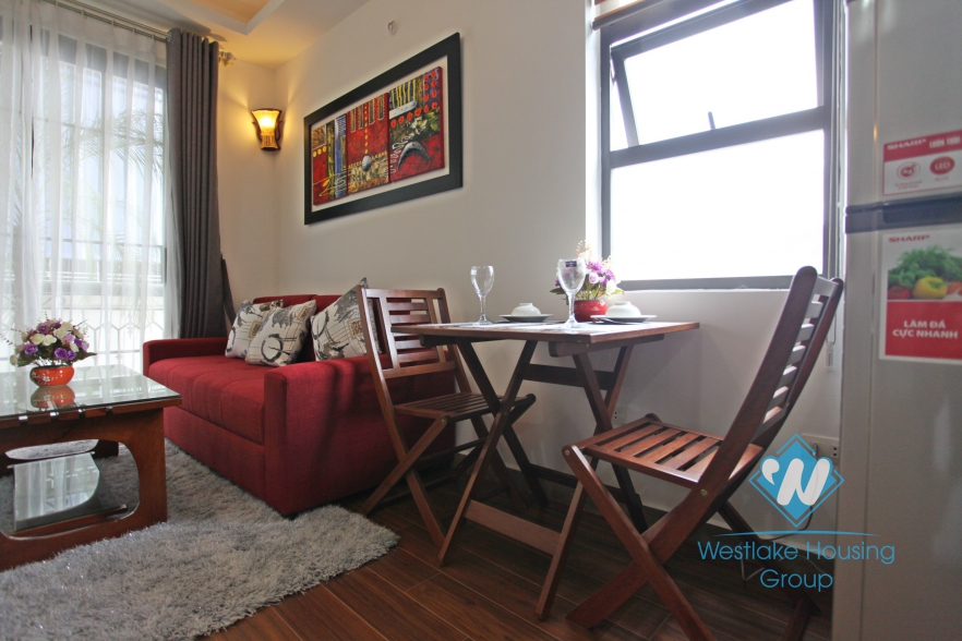 Brand-new 1 bedroom apartment in Dao Tan Ba Dinh