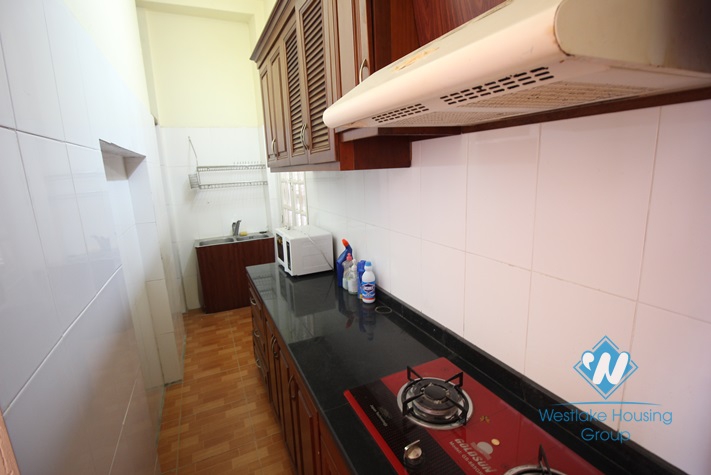 Lake view, separate 01 bedroom apartment for rent in Tay Ho, Hanoi.
