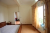 Lake view, separate 01 bedroom apartment for rent in Tay Ho, Hanoi.