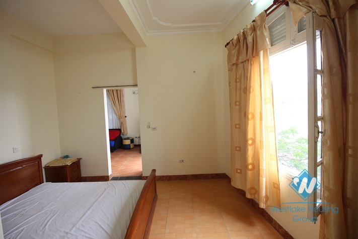 Lake view, separate 01 bedroom apartment for rent in Tay Ho, Hanoi.