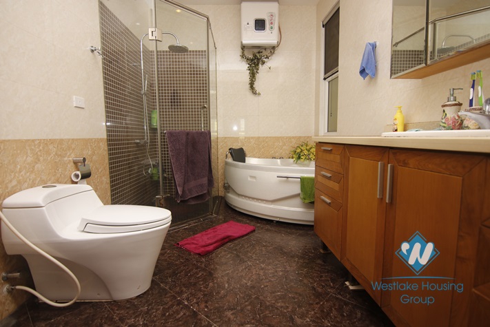 Big 05 bedrooms house with yard and nice garden for rent in Ba Dinh area.