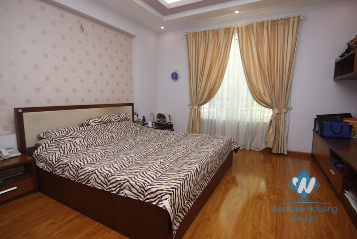 Big 05 bedrooms house with yard and nice garden for rent in Ba Dinh area.