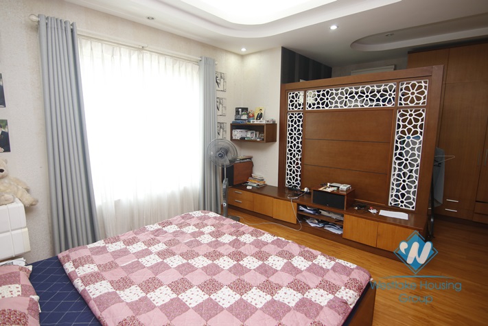 Big 05 bedrooms house with yard and nice garden for rent in Ba Dinh area.