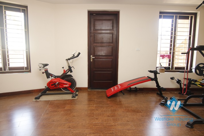 Big 05 bedrooms house with yard and nice garden for rent in Ba Dinh area.