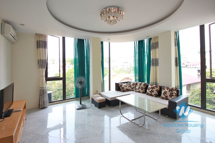 Serviced apartment for lease in Truc Bach area, Ba Dinh, Hanoi