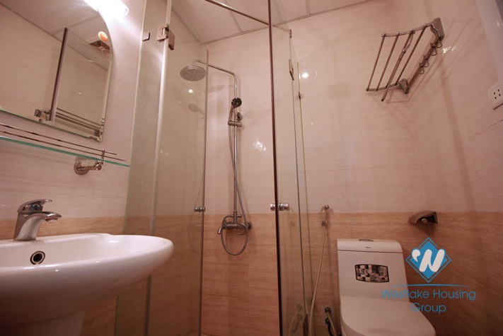Serviced apartment for lease in Truc Bach area, Ba Dinh, Hanoi