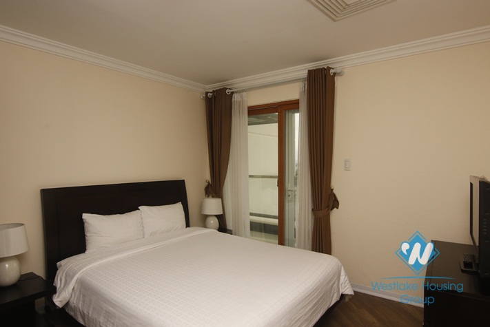 A superb and luxury 2 bedroom apartment with lake view for rent in Ba Dinh