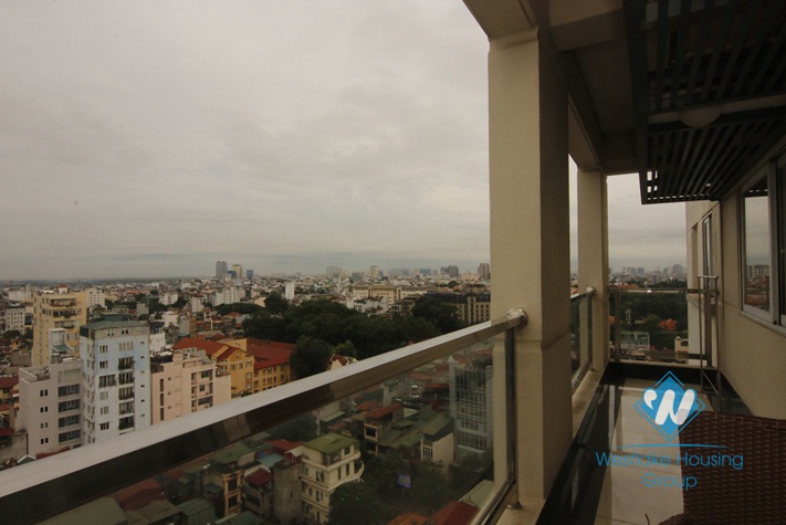 A superb and luxury 2 bedroom apartment with lake view for rent in Ba Dinh