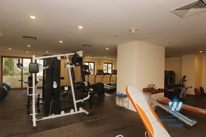 A superb and luxury 2 bedroom apartment with lake view for rent in Ba Dinh