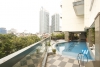 A superb and luxury 2 bedroom apartment with lake view for rent in Ba Dinh