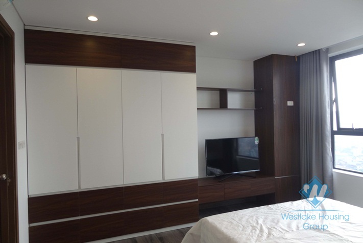 High floor three bedrooms apartment for rent in new building Hong Kong Tower, Ha Noi