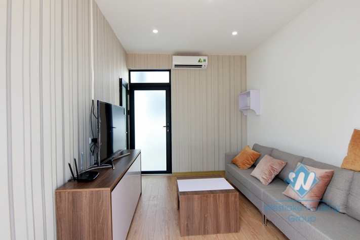 One bedroom apartment with big outside space for rent in Tay Ho.