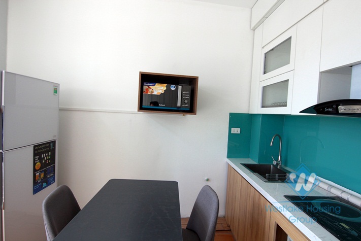 One bedroom apartment with big outside space for rent in Tay Ho.