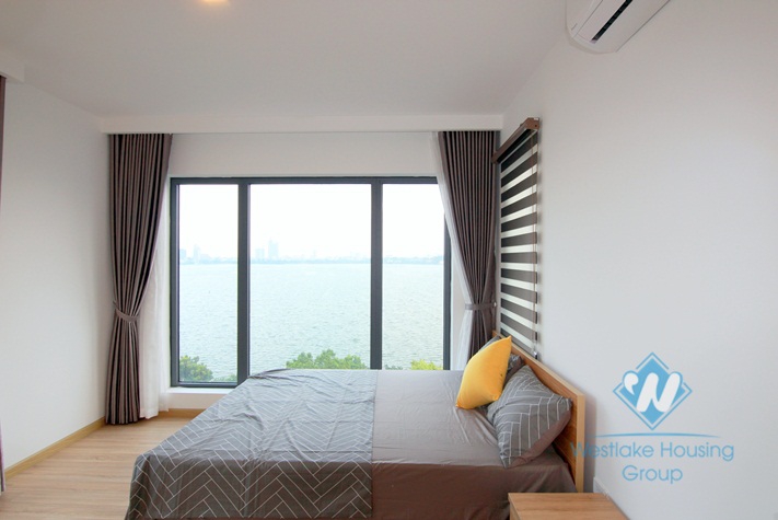 Brand new top floor apartment with lakeview for rent in Tay Ho.