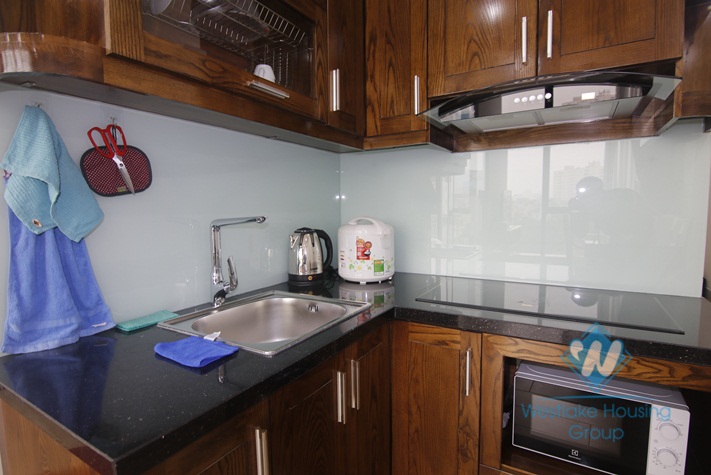 Bright 1 bedroom apartment for rent in Cau Giay District, Hanoi