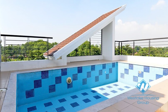 A luxurily gorgeous villa with private swimming pool for rent in Ciputra