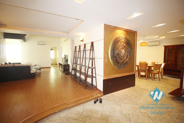 A spacious and elegant 4 bedroom apartment for rent in Ciputra