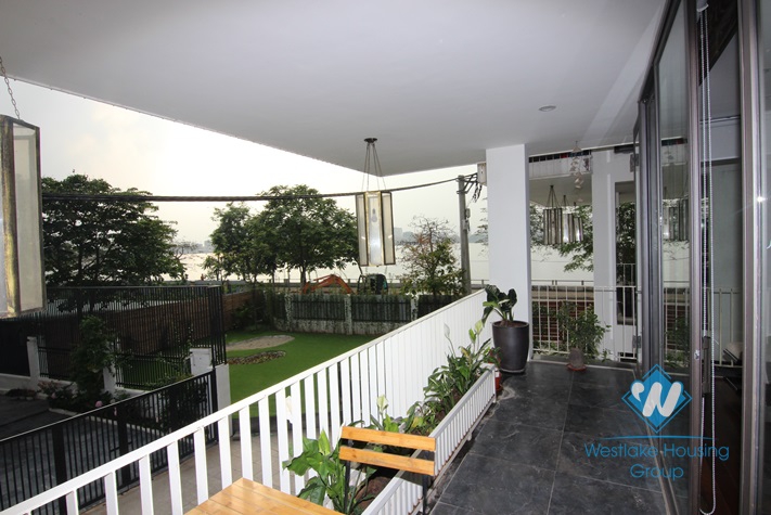 Luxury apartment with 3 bedrooms for lease in Dang Thai Mai, Tay Ho, Ha Noi