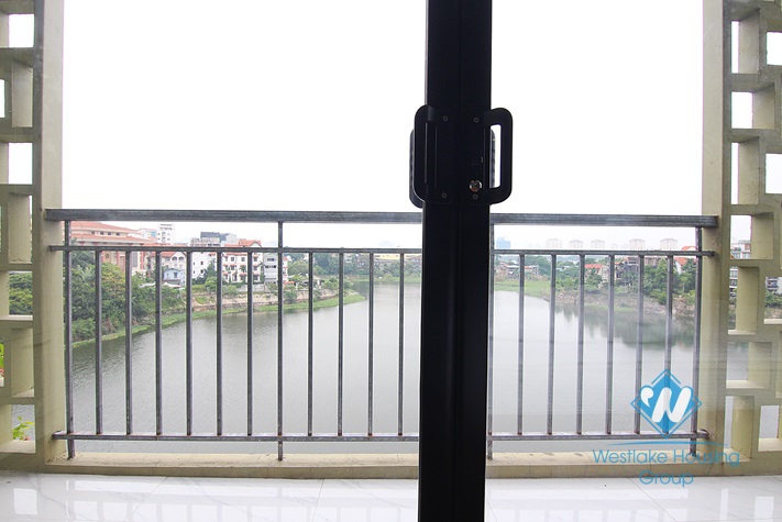 Morden and Brand new Studio with lakeview for rent in Au Co street, Tay Ho district.