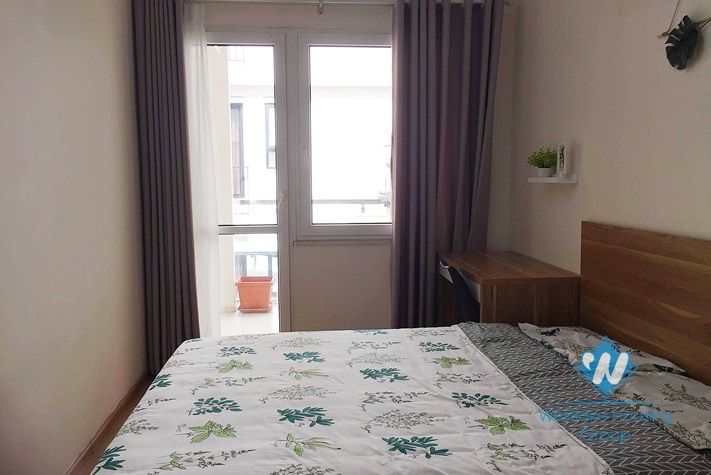 Two bedrooms apartment for rent in Van Cao st,Ba Dinh district, Hanoi